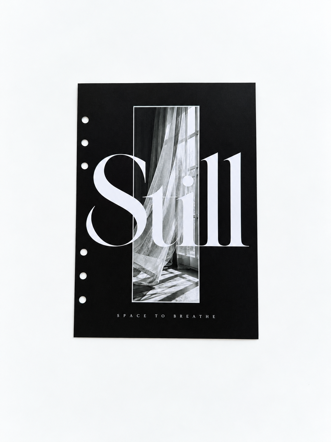 PREORDER: Chic in Black | A5 Planner Dashboards · Set of 6