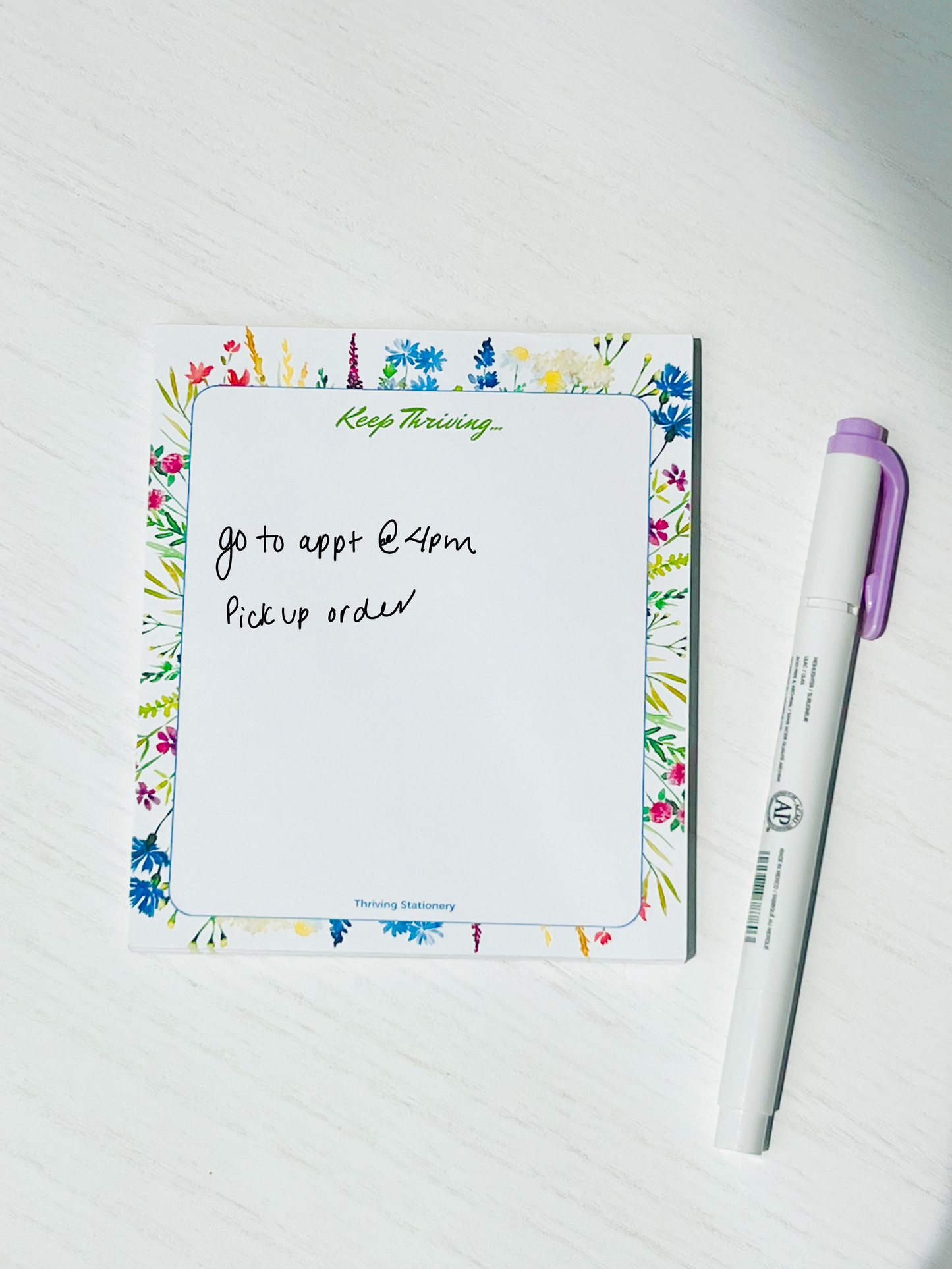 Keep Thriving Blank Notepad