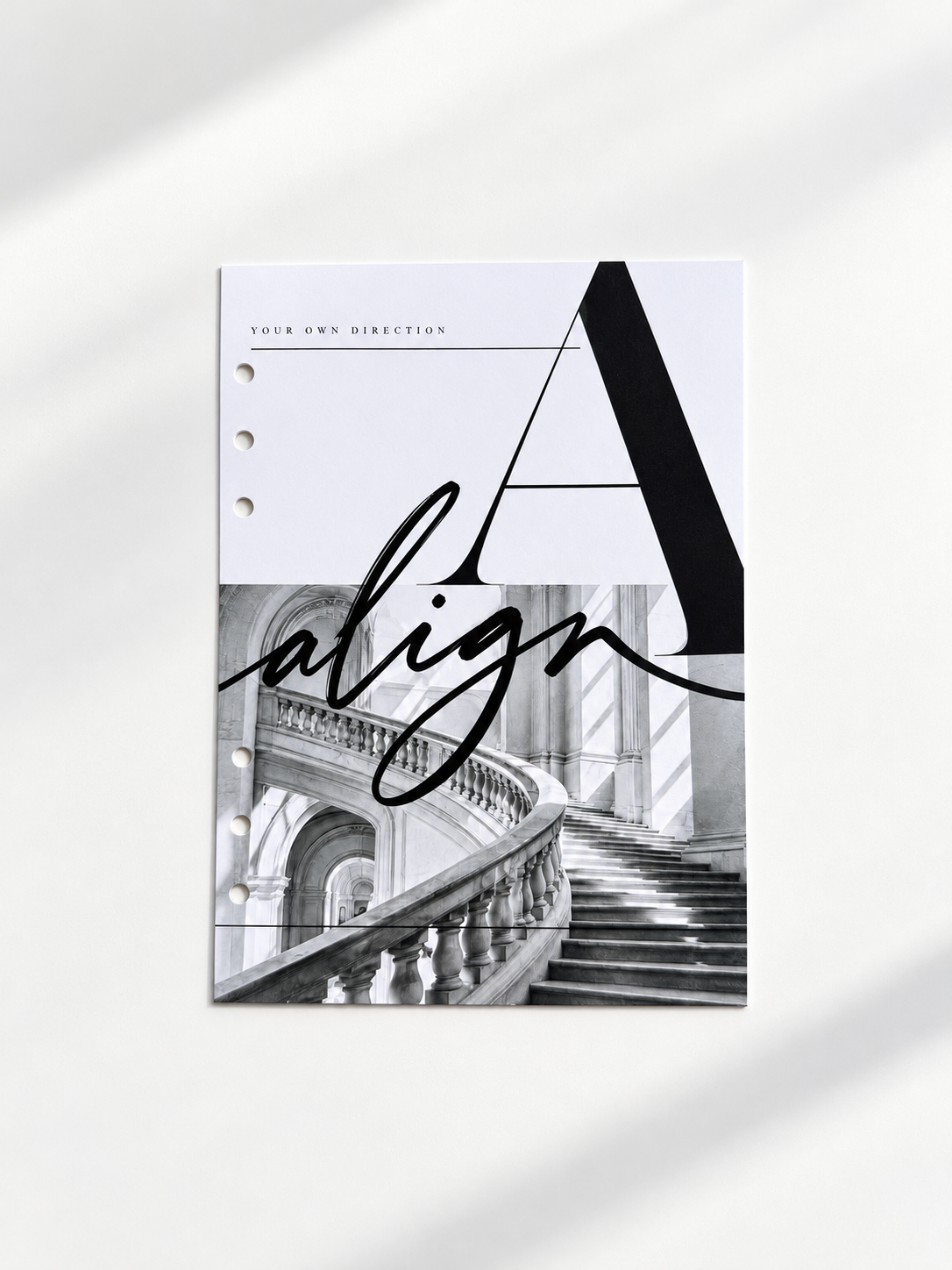 PREORDER: Chic in Black | A5 Planner Dashboards · Set of 6