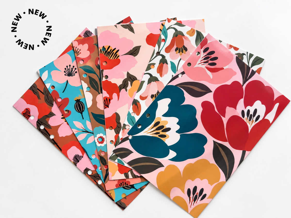 PREORDER In Full Bloom | A5 Planner Dashboard Set — 6 Pack