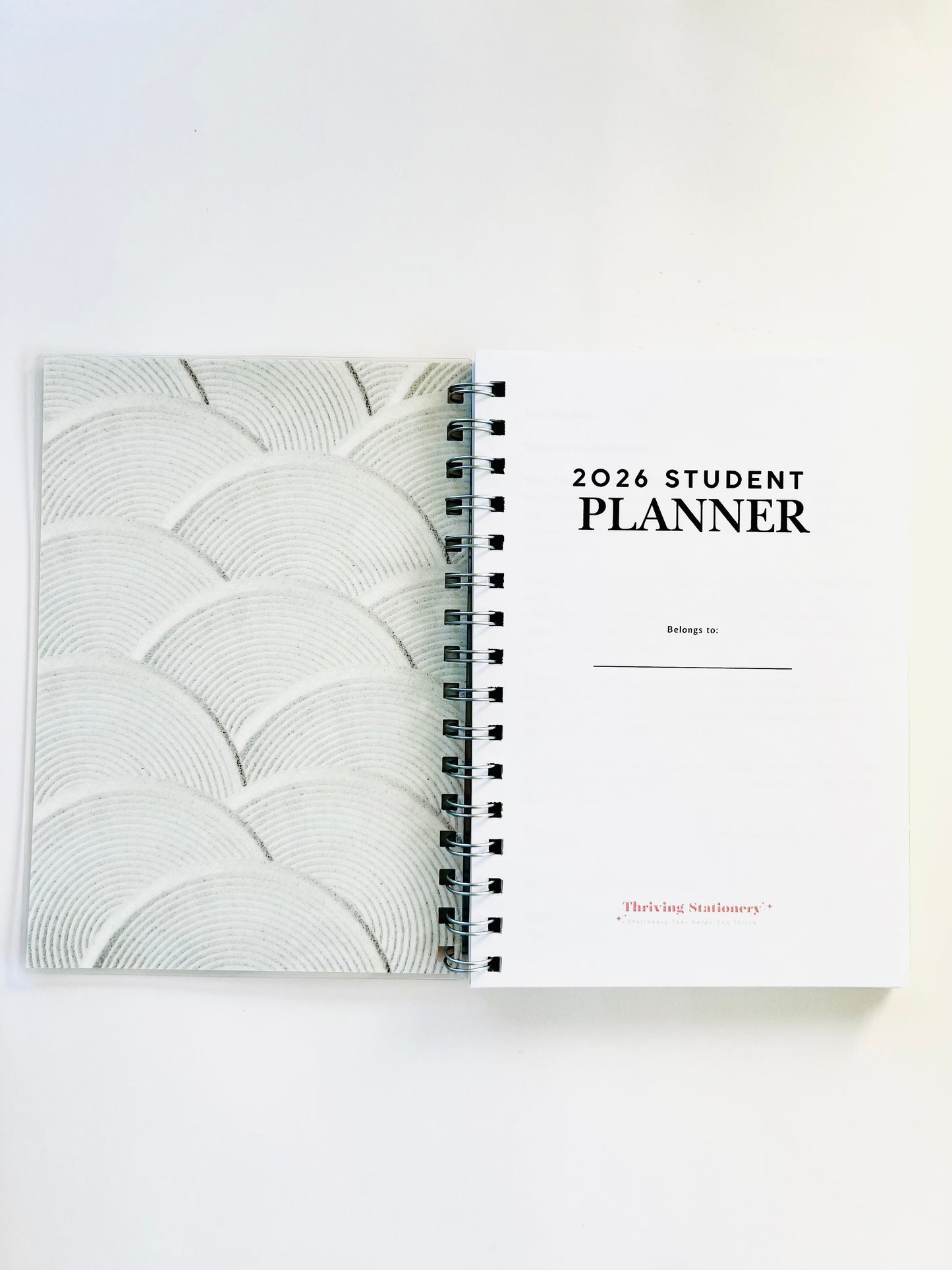 A5 -12 Month Student Planner Weekly Layout – Academic Planner for High School & College Students