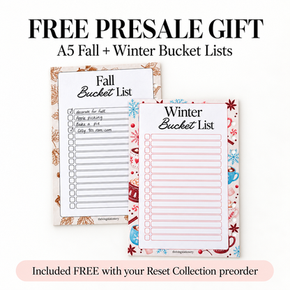 PREORDER In Full Bloom | A5 Planner Dashboard Set — 6 Pack