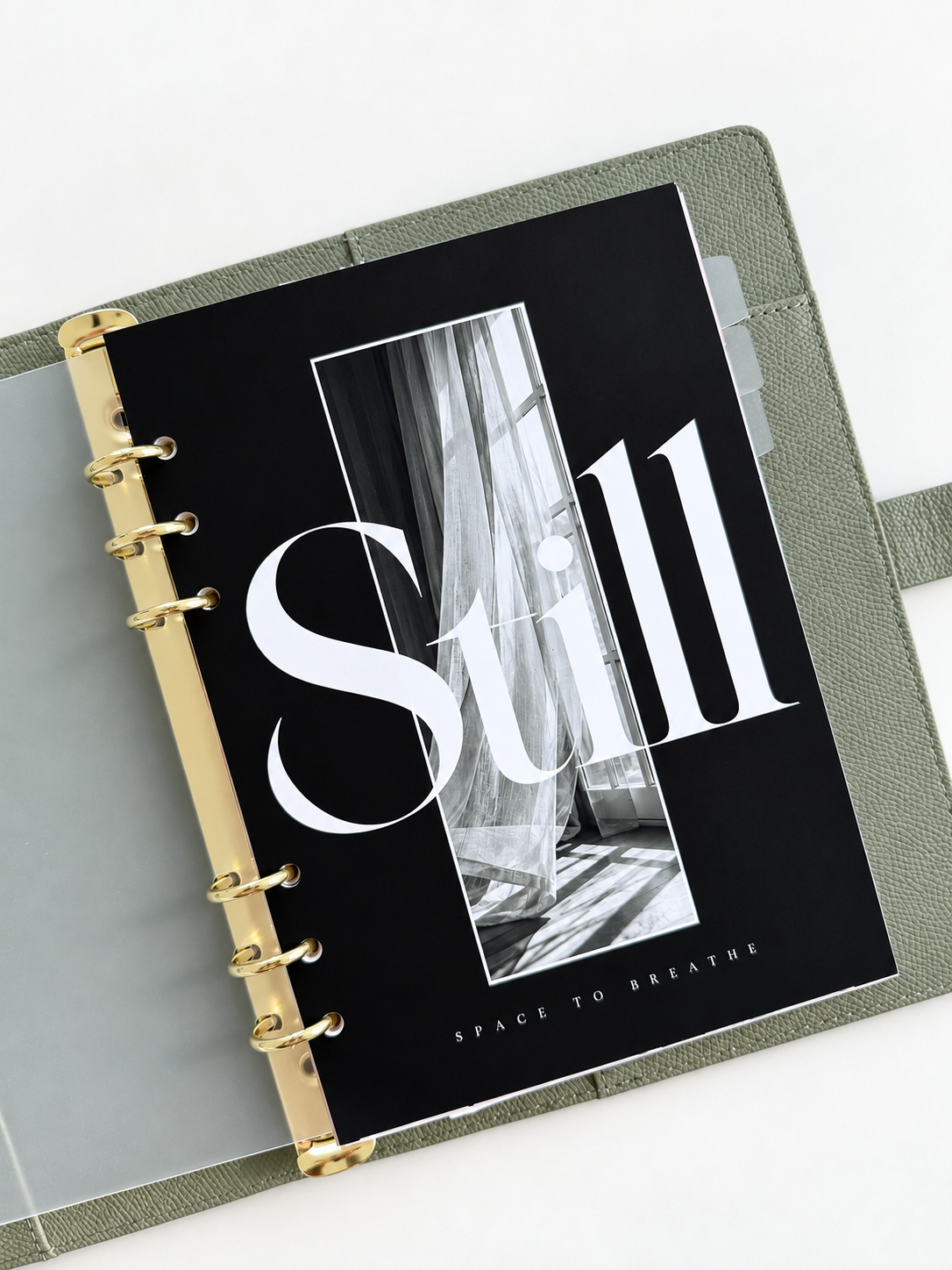 PREORDER: Chic in Black | A5 Planner Dashboards · Set of 6