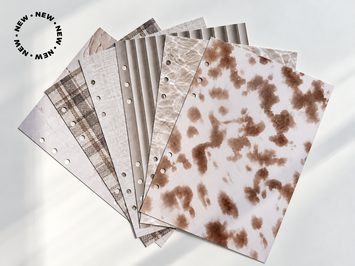 PREORDER Soft & Grounded | A5 Planner Dashboard Set — 6 Pack