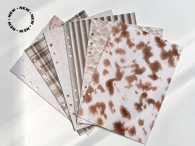 PREORDER Soft & Grounded | A5 Planner Dashboard Set — 6 Pack