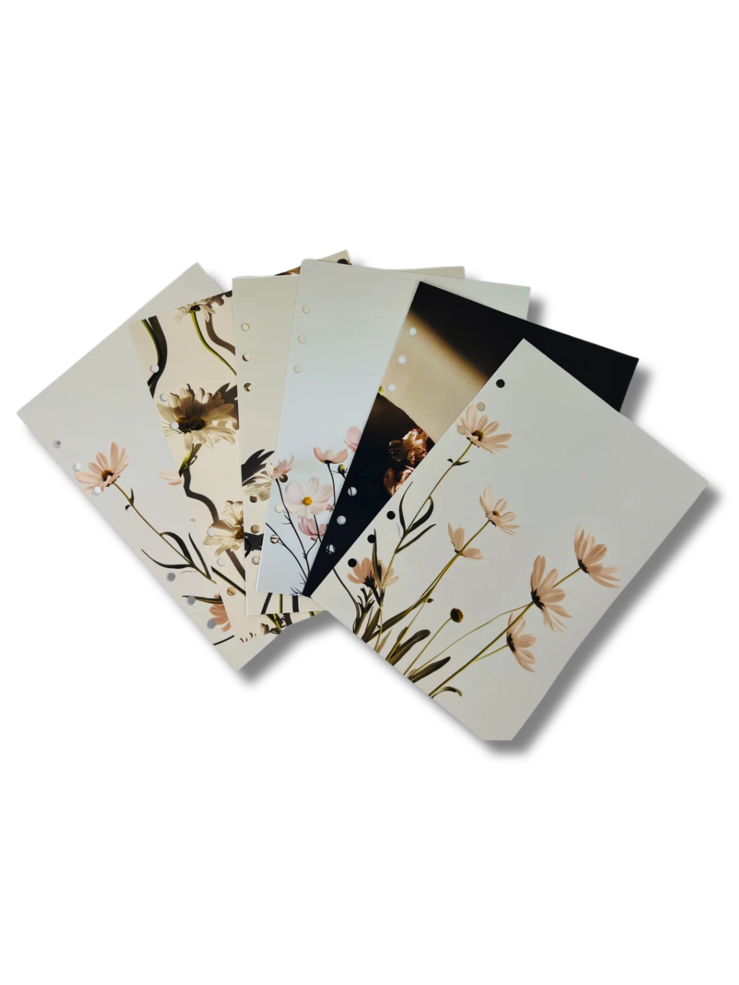 A5 Planner Inserts – In Full Bloom Floral Binder Dashboards
