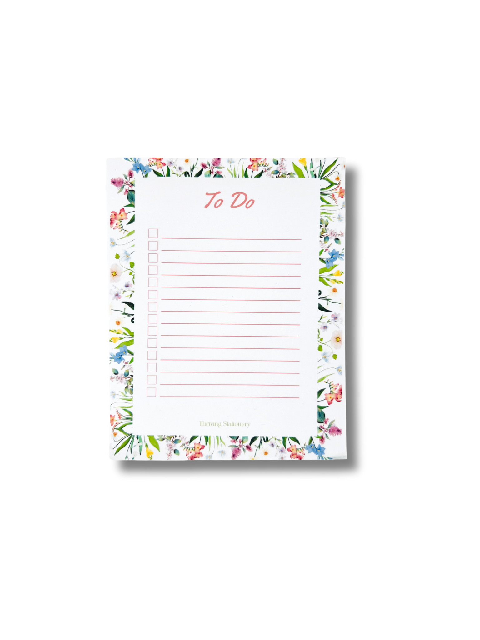 Tackle your day beautifully with the Floral To-Do List Notepad — a soft floral design made for daily tasks, checklists, and organized planning.