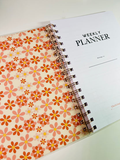 Golden Hour Garden A5 Weekly Planner