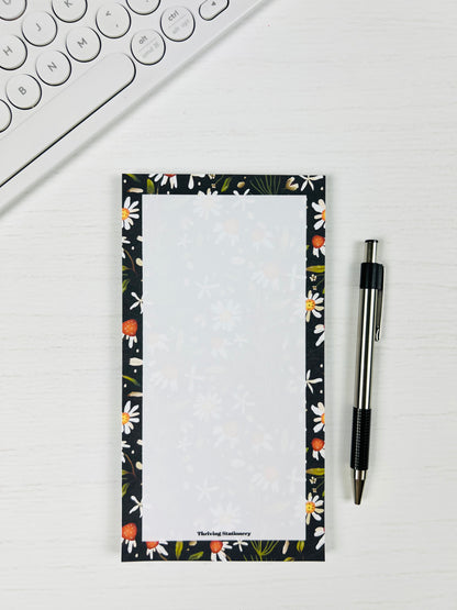 Modern Muse Personalized Notepad with neutral modern design and blank pages