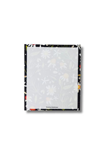 Modern Muse Personalized Notepad with neutral modern design and blank pages