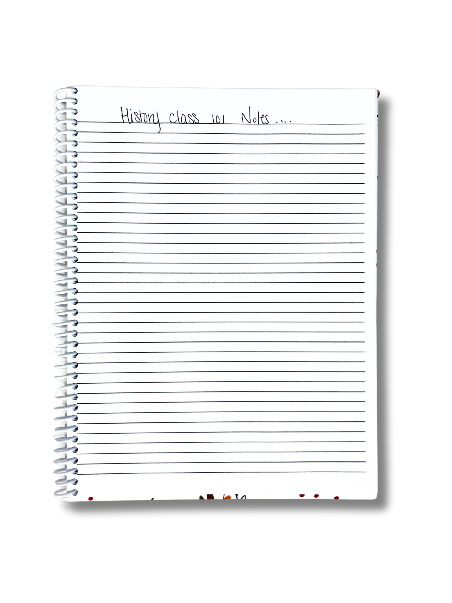 Pumpkin Spice Autumn Journal with fall-inspired cover and spiral binding